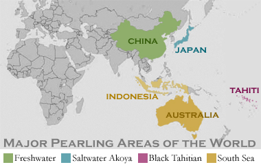 Cultured Pearls Farming Map