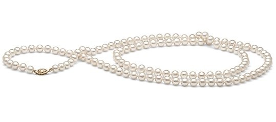 35-inch Akoya Pearl Necklace, 6-6.5 mm, white AA+ or AAA