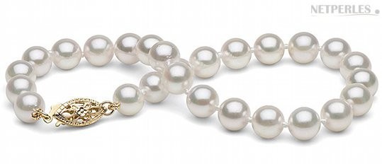 7-inch Cultured Akoya Pearl Bracelet 6-6.5 mm AA+ or AAA
