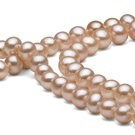 45-inch Freshwater Pearl Necklace 6-7 mm Pink to Peach