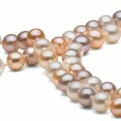 35-inch Freshwater Pearl Necklace, 6-7 mm, Multicolor