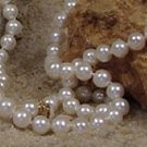 35-inch Freshwater Cultured Pearl Necklace 7-8 mm white