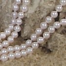 18-inch Double-Strand Akoya Pearl Necklace 6-6.5 mm AAA