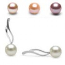 Sterling Silver Freshadama Freshwater Pearl Dangle Earrings