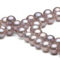35-inch Freshwater Cultured Pearl Necklace 6-7 mm Lavender
