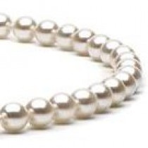 18-inch Akoya Pearl Necklace, 7.5-8 mm, white AA+ or AAA