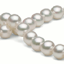 18-inch Akoya Pearl Necklace, 8.5-9 mm, white AAA