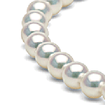 18-inch Akoya Hanadama Pearl Necklace, White 7.5-8 mm