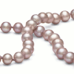 16-inch Freshwater Pearl Necklace 6-7 mm Lavender