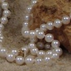 45-inch Freshwater Pearl Necklace, 6-7 mm, white