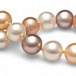 18-inch Freshwater Pearl Necklace 9-10 mm Multicolor