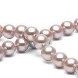 18-inch Freshwater Pearl Necklace 7-8 mm Lavender FRESHADAMA