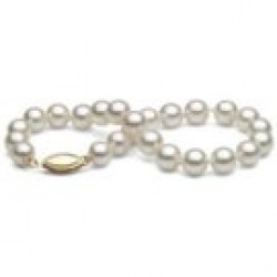 7-inch Cultured Akoya Pearl Bracelet 6.5-7 mm AA+ or AAA