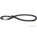 18-inch Black Akoya Pearl Necklace 6-6.5 mm AA+